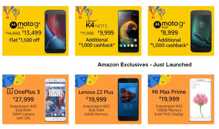 Amazon Great Indian Sale offers on mobile, laptops and more Amazon Great Indian Sale offers on mobile, laptops and more