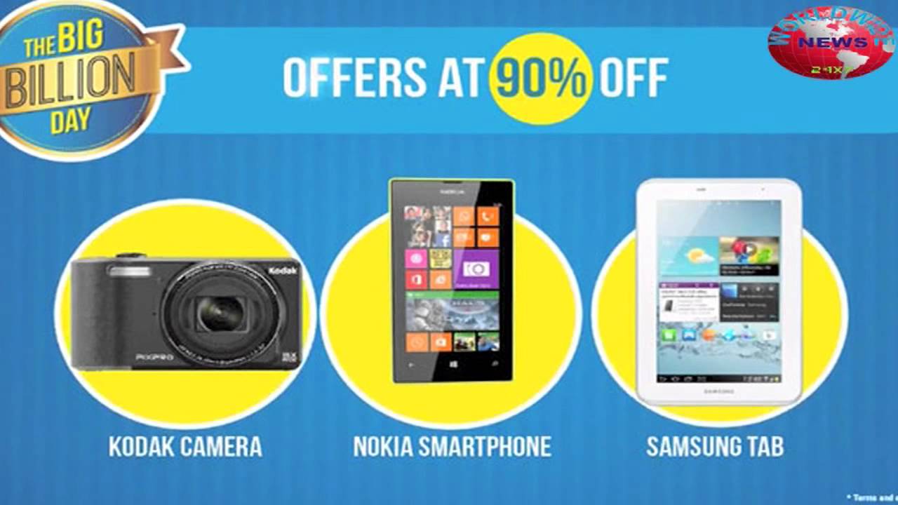Flipkart Big Billion Day Offer on Mobile & Smartphone Flipkart Big Billion Day Offer on Mobile, Smartphone and Tablets