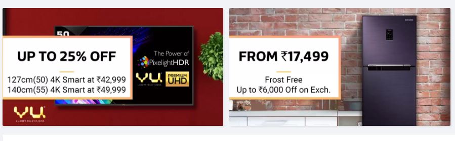 Biggest Home Applinces Offers on Flipkart BIg Billion Day Sale Biggest Home Applinces Offers on Flipkart BIg Billion Day Sale