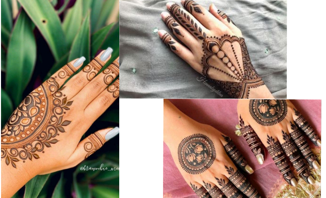 Easy Back Hand Mehndi Designs